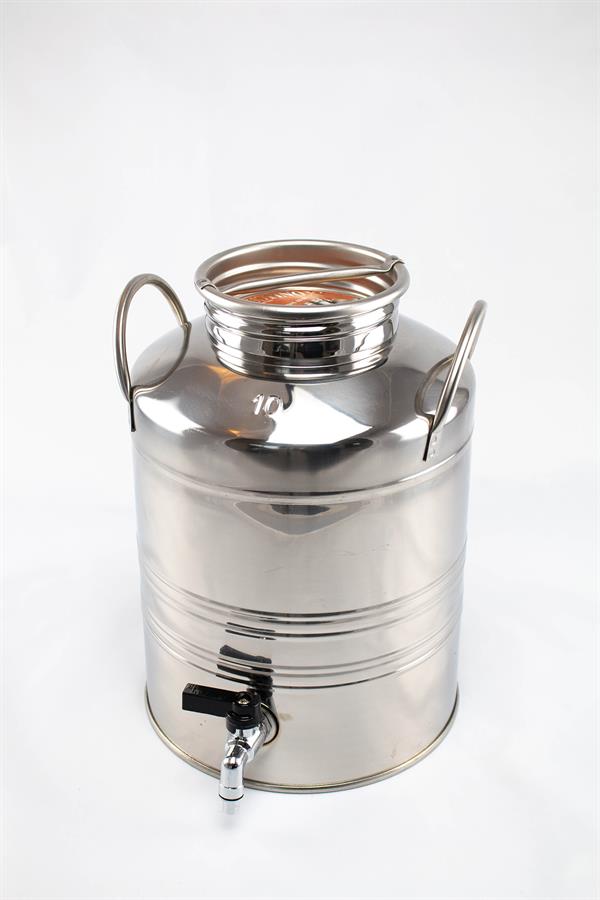 Rostfri ståltank, 10 liter